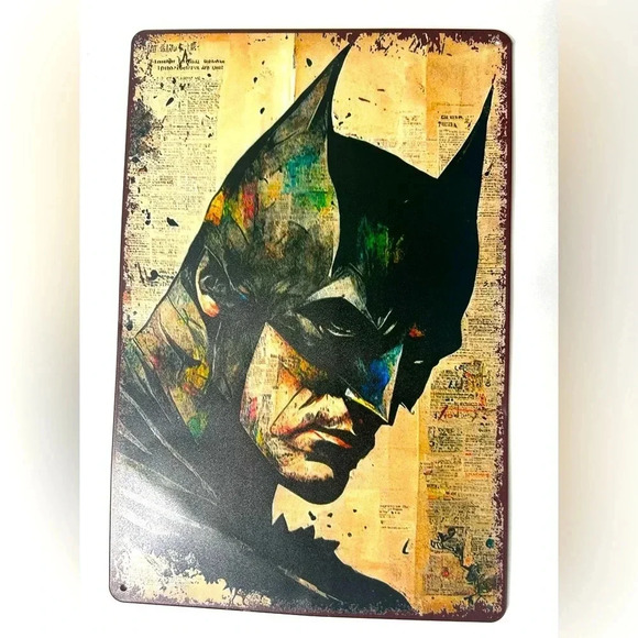 Batman - 8”w x 12”h Beautiful Metal Sign - BN - 🦇🎨 - Picture 1 of 5